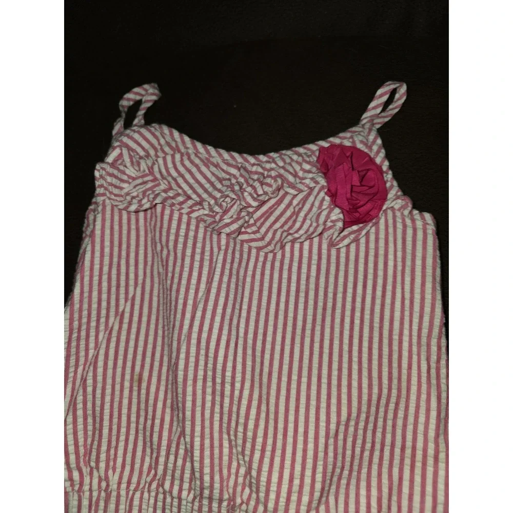Gymboree island hopper pink romper size 5‎